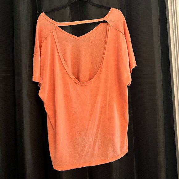Free People We The Free All Mine Tee Apricot L - Picture 3 of 4